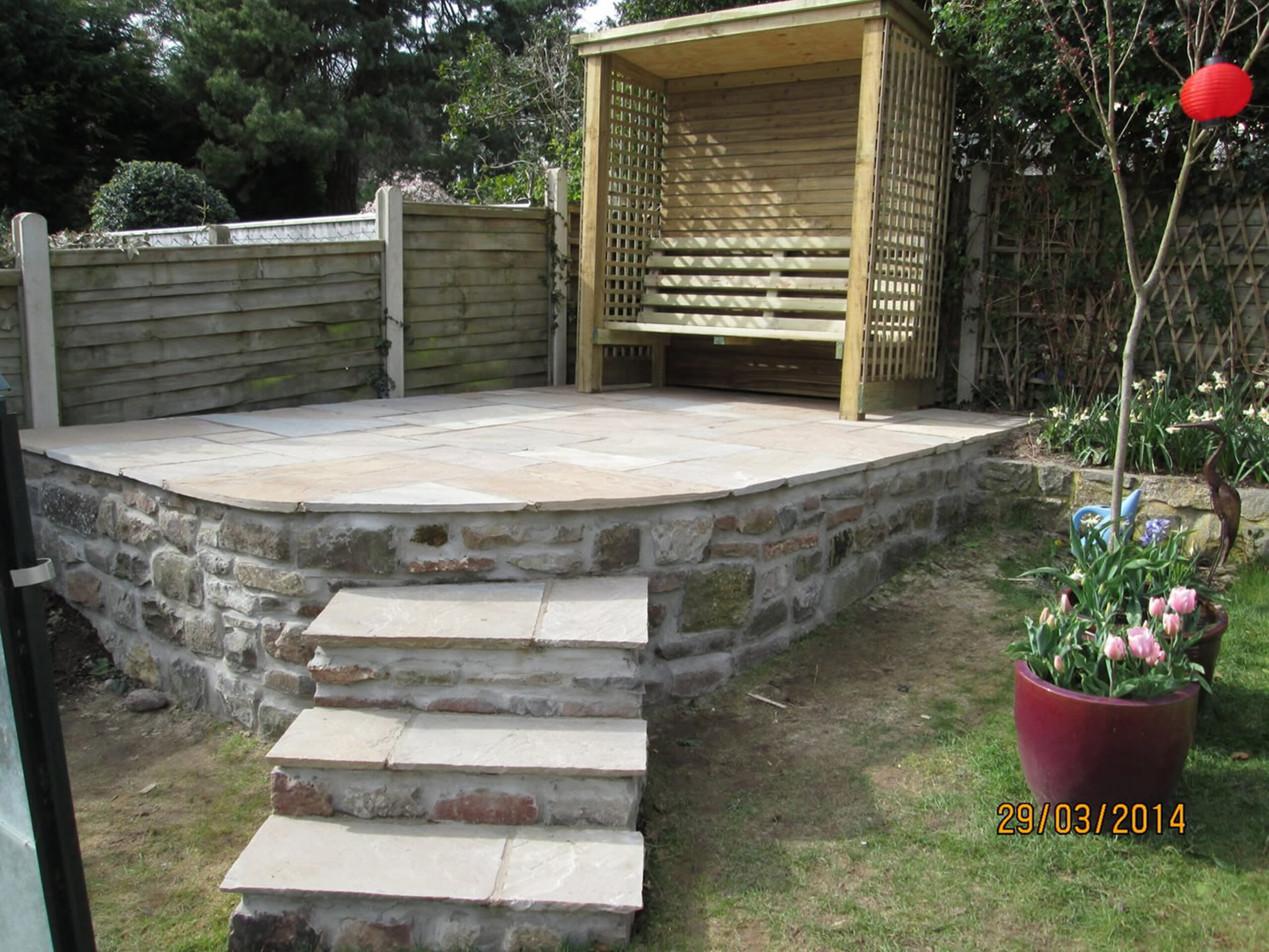 Garden Patio & Paving (56) PA Sloan Garden Patio & Paving – garden, patio, paving, fencing and pergolas - Burnham on Sea, Cheddar, Weston super Mare, Clevedon, Nailsea and surrounding villages, North Somerset near Bristol